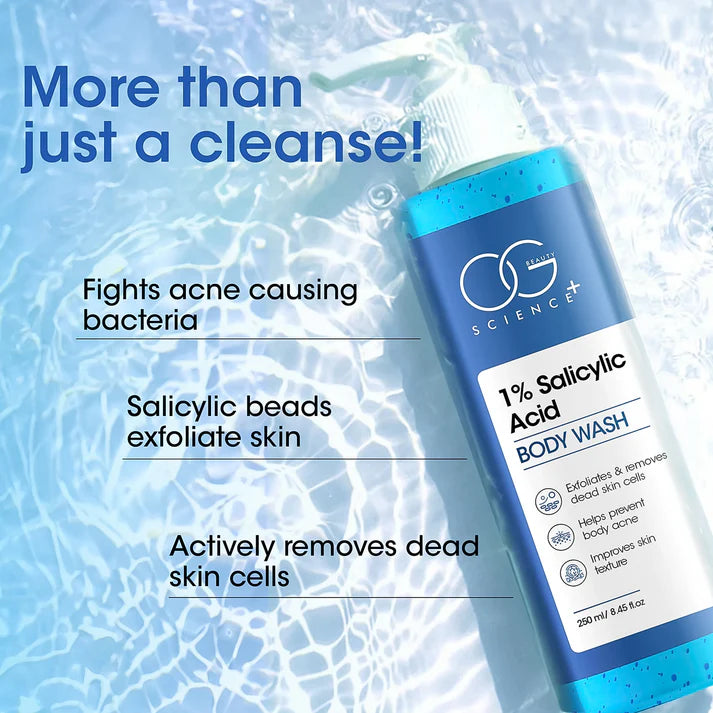 Hydration Duo Combo – Salicylic Body Wash + Niacinamide Facewash | Deep Cleanse & Glow Skin (2-in-1 Skincare Set)