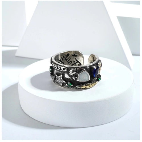 Generic Stainless Steel Imported High-Quality Office Wear Freesize Ring (Silver Plated)