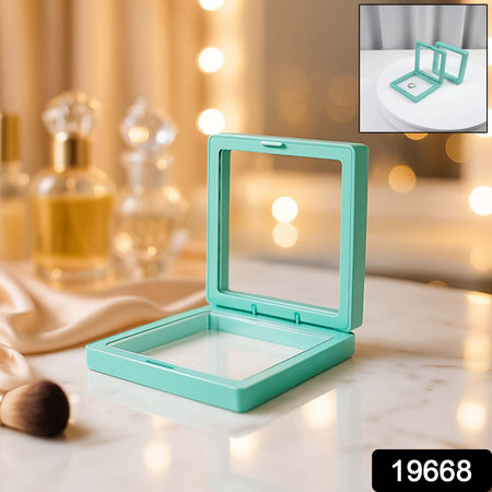 Transparent Jewellery Display Box (9x9 Cm  1 Pc)