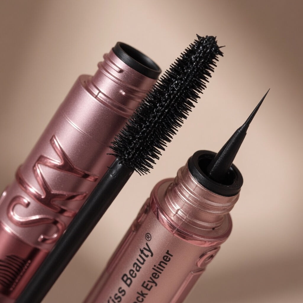 Luxury Lash & Liner Duo – Sky High Volume Mascara + Ultra Precision Waterproof Eyeline