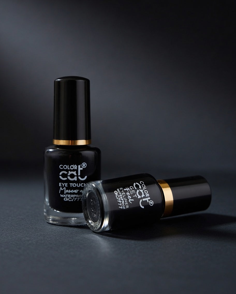 Premium Waterproof Eye Makeup Combo | Eyeliner + Mascara Set (8 Ml)